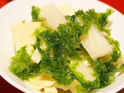 【高知食材】筍のあおさ和え